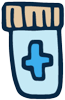 Medicine bottle icon